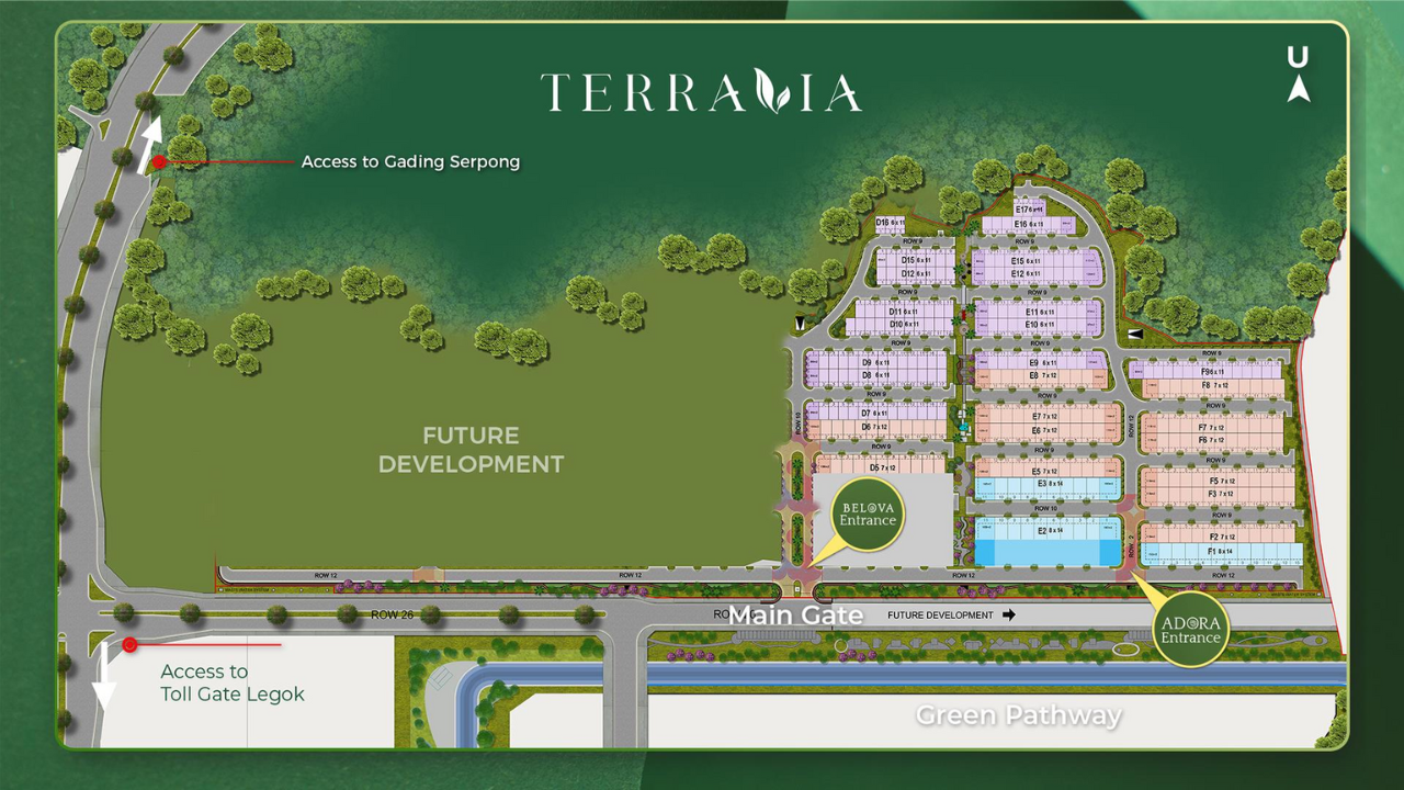 Belova Primes-Terravia-BSD City-Tangerang-rumah ramah lingkungan-rumah resort-rumah hijau-rumah terbaik di BSD-rumah murah-rumah paling aman-rumah kecil-rumah nyaman-lingkungan hijau-Green Area