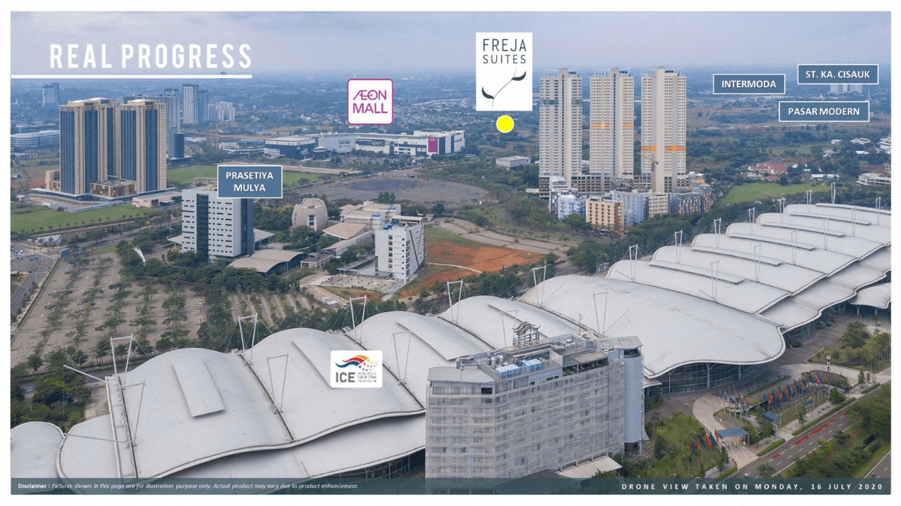 lokasi-Freja Suite-BSD City-Tangerang-Urban Living Home-Industrial Homes-Rumah Minimalis
