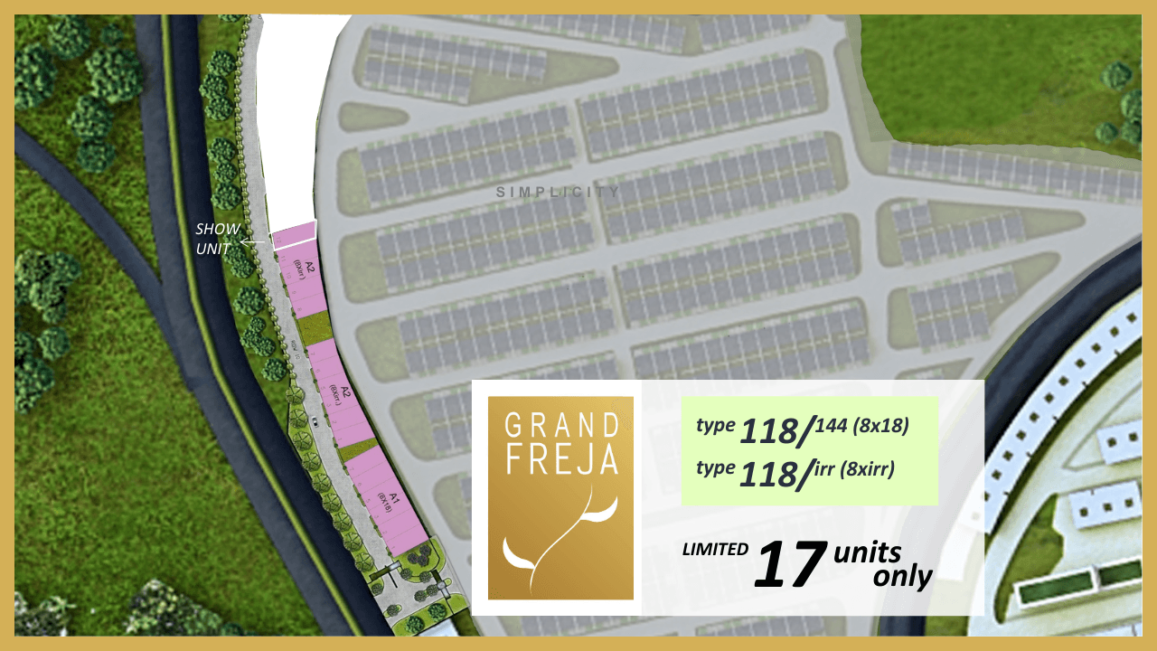 Grand Freja-Urban House-Industrial Homes-BSD City-Tangerang-Rumah Minimalis-Rumah dekat Aeon Mall siteplan-Grand Freja-Urban House-Industrial Homes-BSD City-Tangerang-Rumah Minimalis-Rumah dekat Aeon Mall