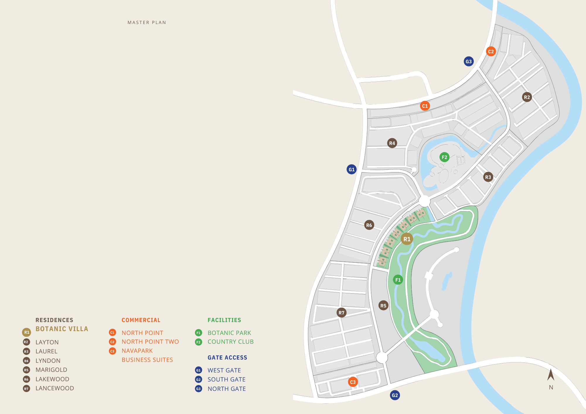 Masterplan-Botanic Villa-Navapark-BSD City-Tangerang-Rumah Mewah-Rumah Ultra High End Premium Class-Rumah Besar-Rumah Exclusive-Luxury Homes-Smart Home