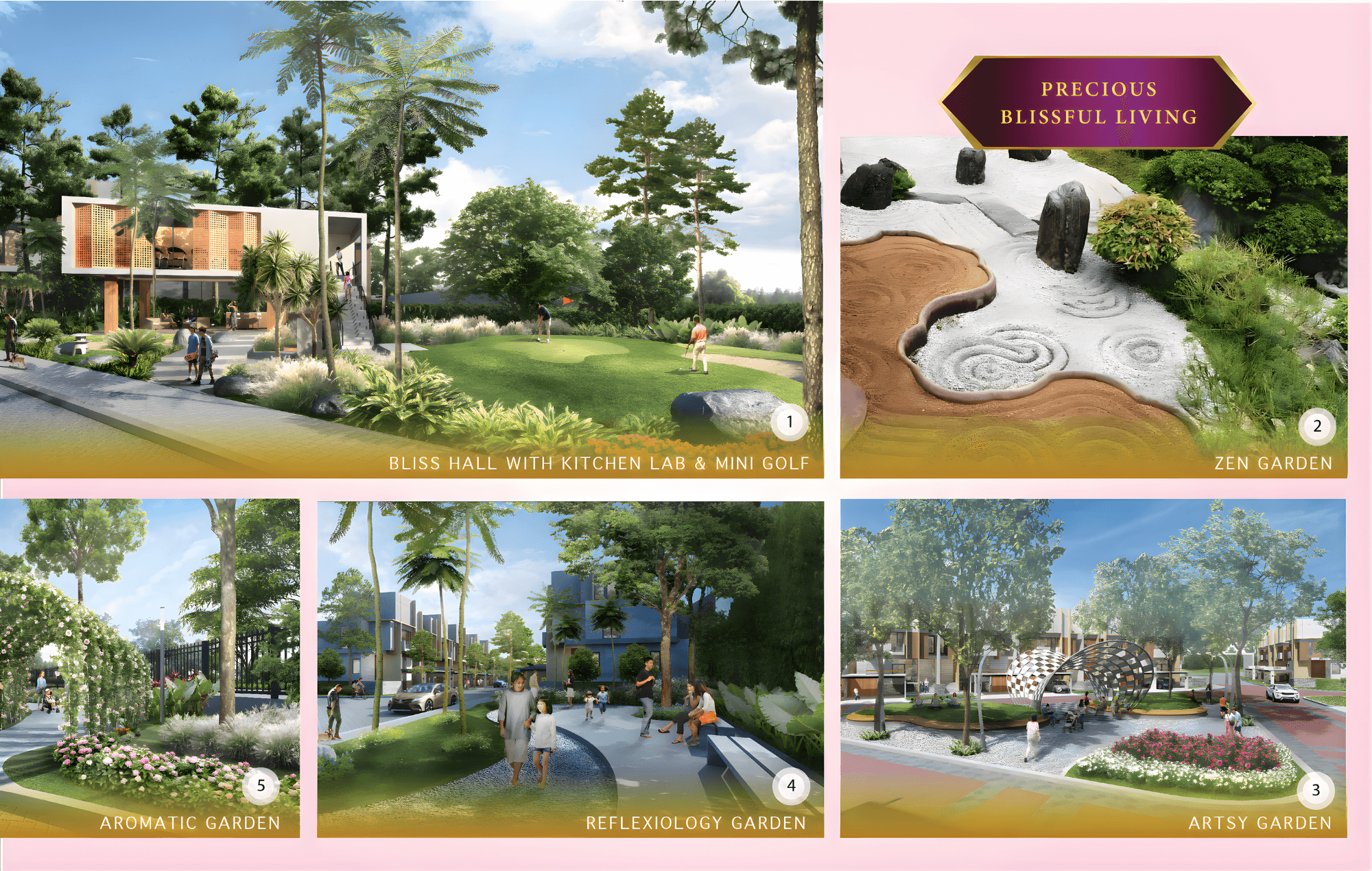 Tampak Lingkungan-The Blizfield-BSD City-Tangerang-Rumah dengan Sky Balcony