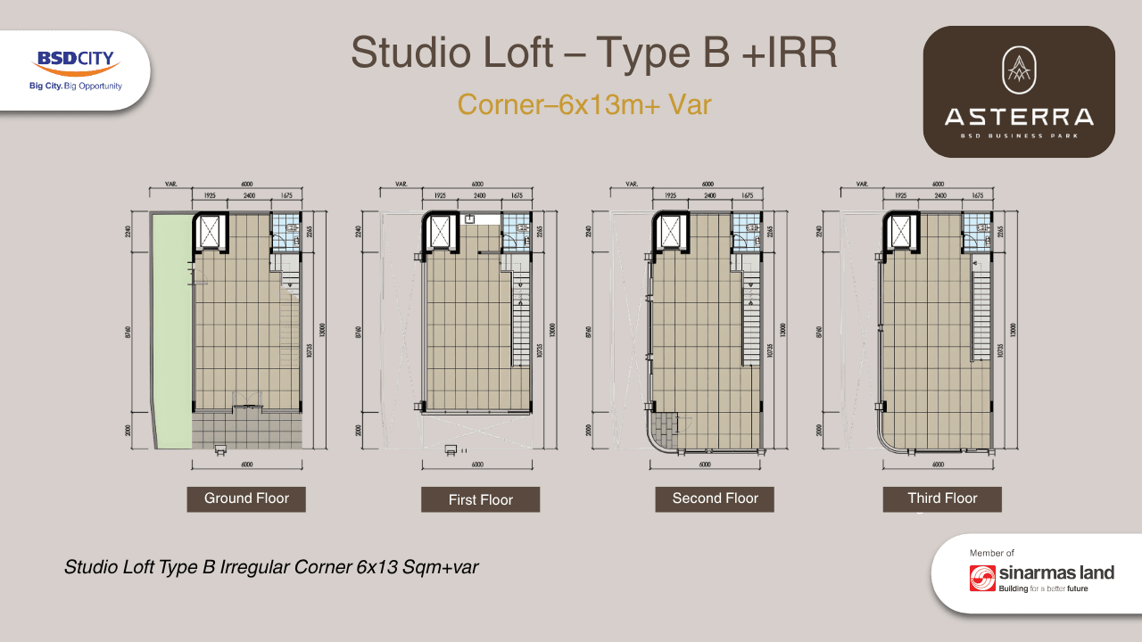 Asterra Business Park-BSD City-Tangerang-Studio Loft-Business Loft-Ruko Terbaik di Tangerang-Perkantoran paling exclusive di BSD City