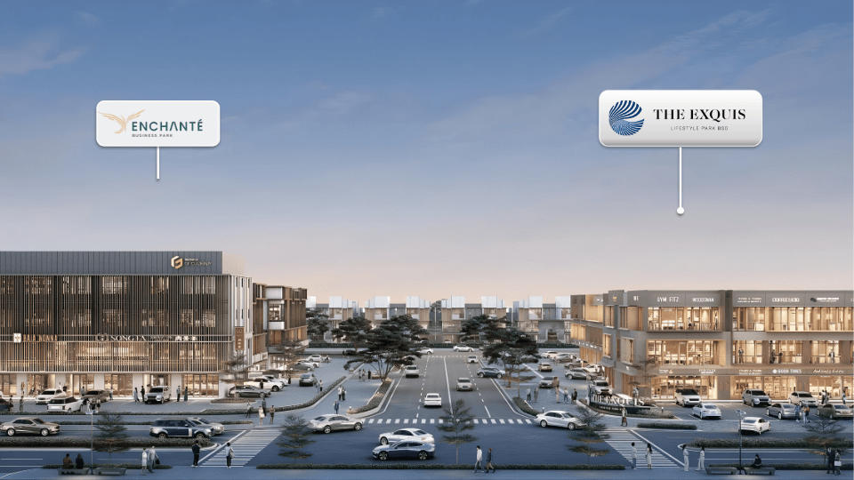 Tampak lingkungan-Ruko The Exquis-BSD City-Tangerang-Ruko terbaik di Tangerang-Ruko paling strategis di Serpong Tangerang