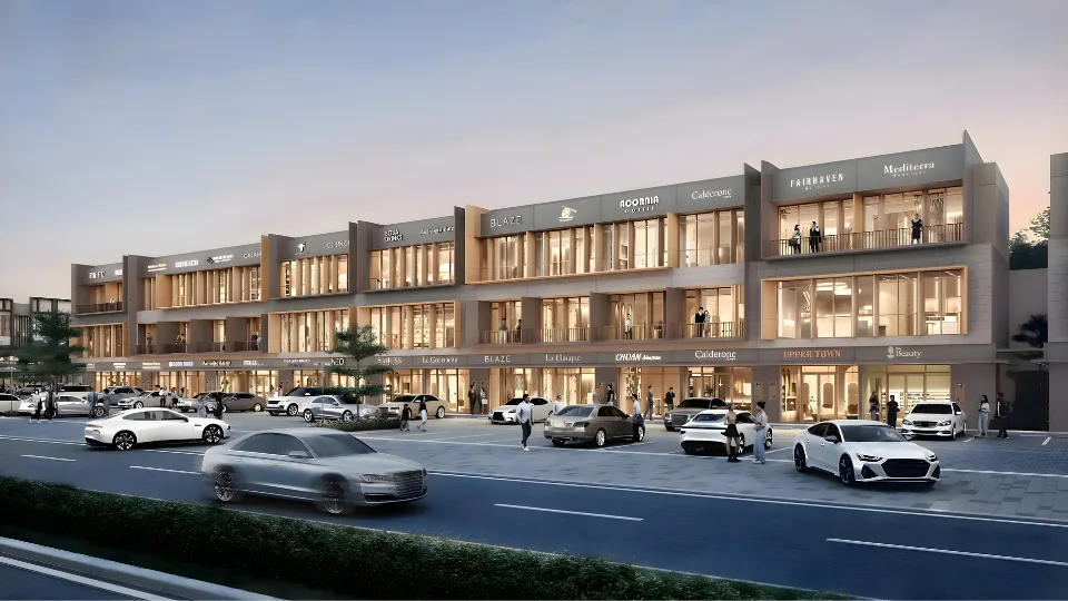 Tampak depan-Ruko The Exquis-BSD City-Tangerang-Ruko terbaik di Tangerang-Ruko paling strategis di Serpong Tangerang
