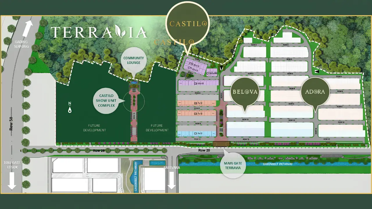 BSD City-Castilo-Terravia-Tangerang-Master Plan