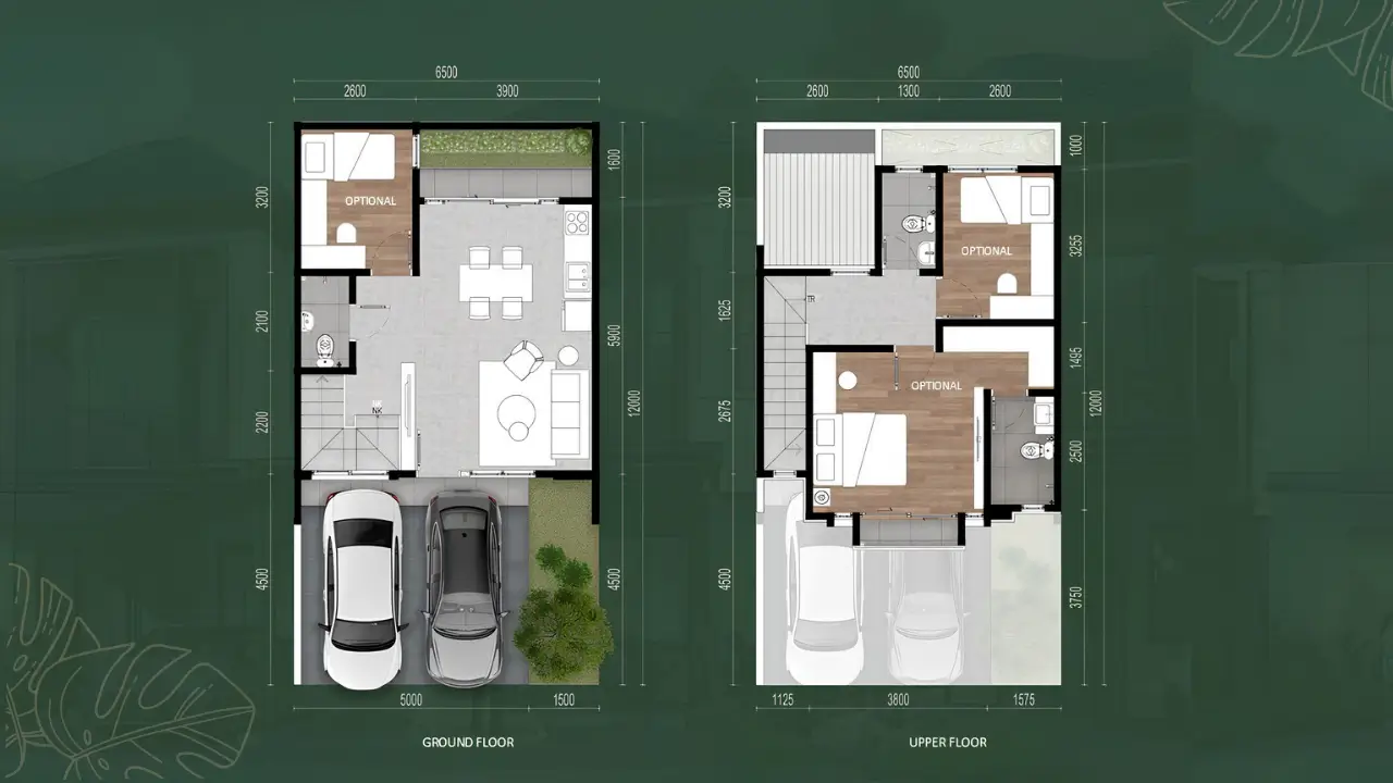 BSD City-Castilo-Terravia-Tangerang-Denah Lay Out-Tampak Dalam Rumah T6,5