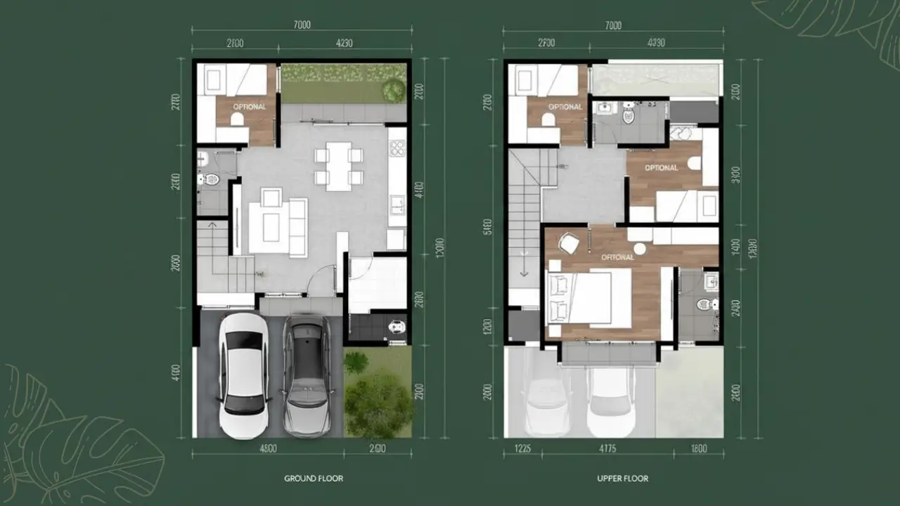BSD City-Castilo-Terravia-Tangerang-Denah Lay Out-Tampak Dalam Rumah T7