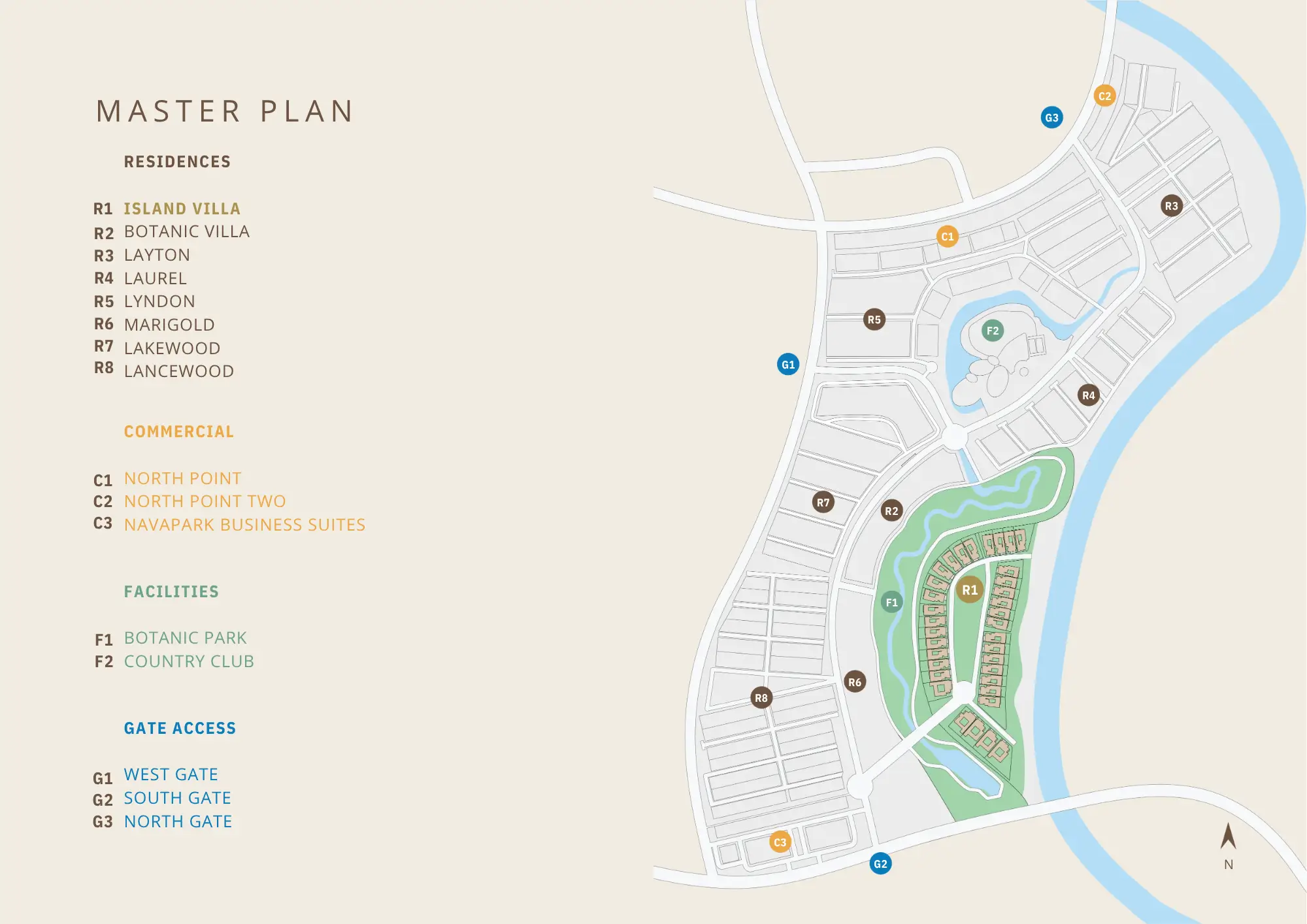 BSD City-NavaPark-Island Villa-Master Plan