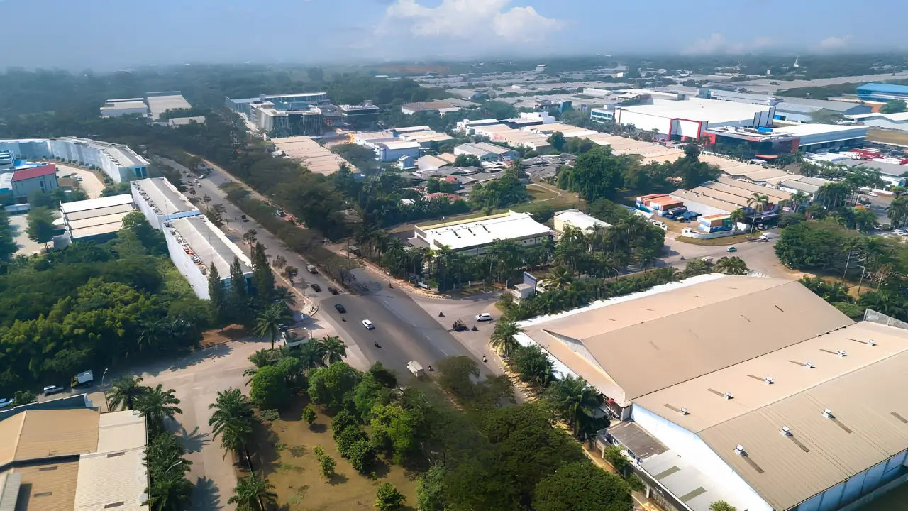 Taman Tekno X-BSD City-Tangerang-kawasan pergudangan-gudang industri-showroom