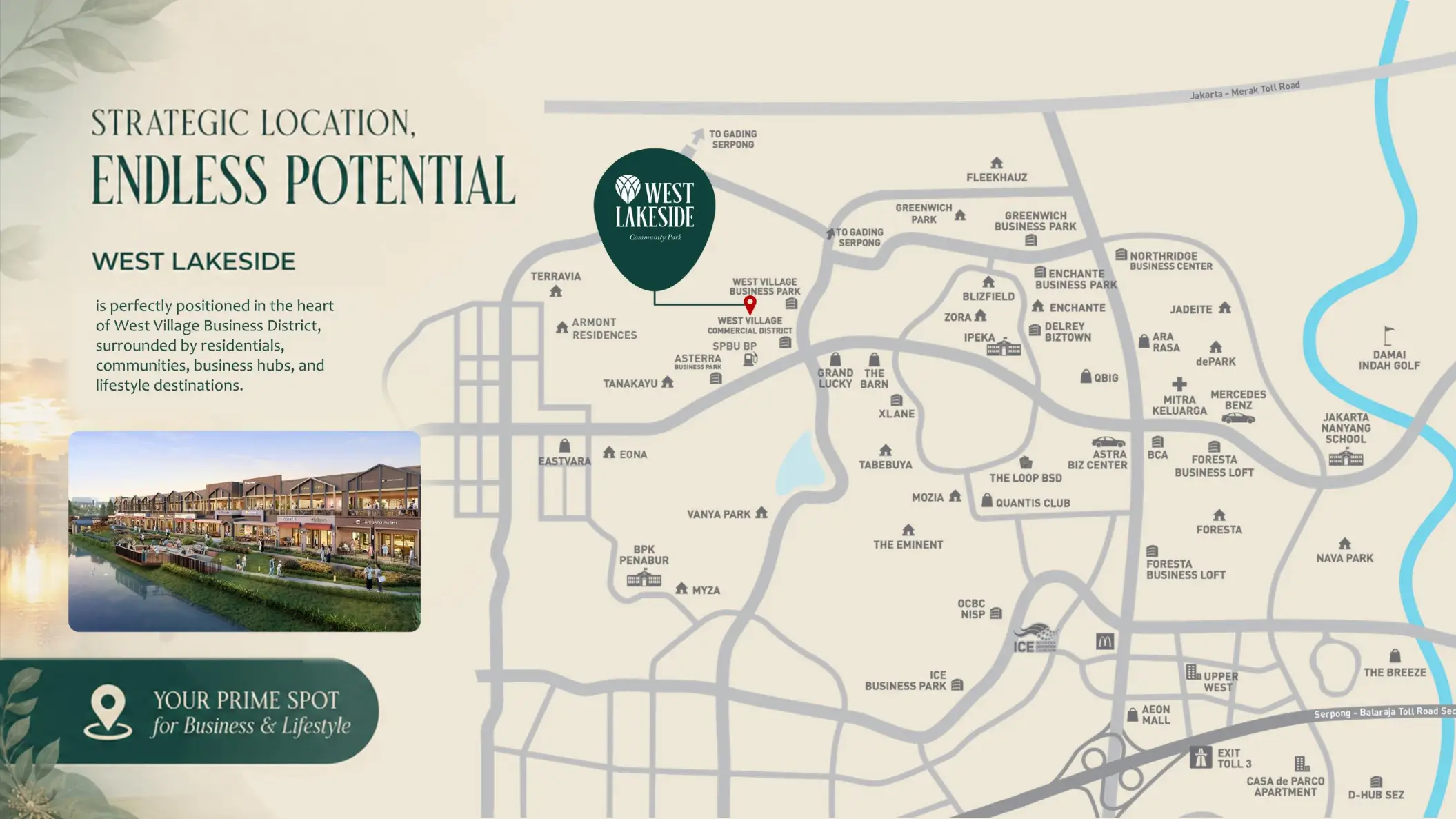 ruko-west lakeside-communitypark-bsd city-tangerang